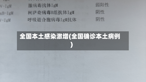 全国本土感染激增(全国确诊本土病例)-第2张图片