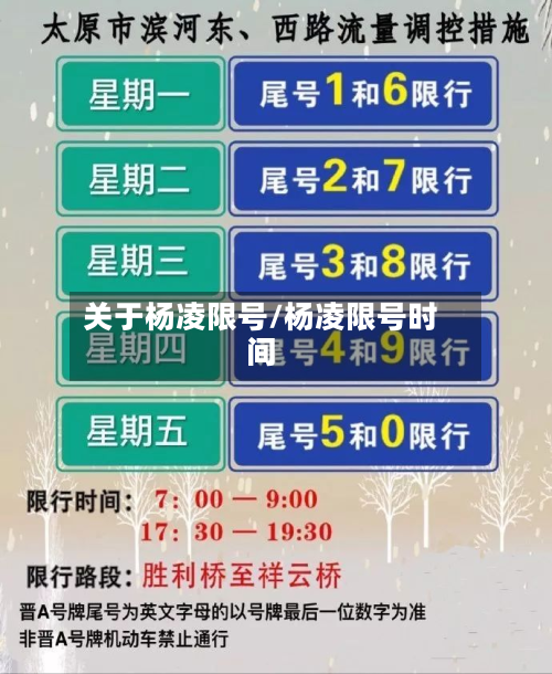 关于杨凌限号/杨凌限号时间-第2张图片
