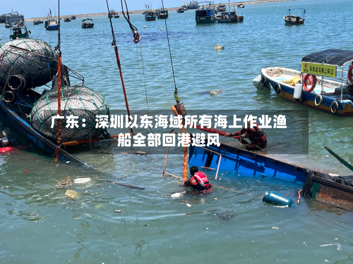广东：深圳以东海域所有海上作业渔船全部回港避风