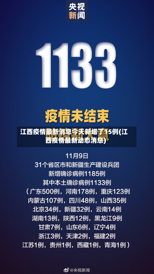 江西疫情最新消息今天新增了15例(江西疫情最新动态消息)
