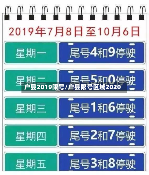 户县2019限号/户县限号区域2020
