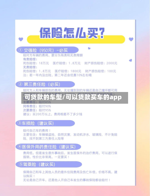 可贷款的车型/可以贷款买车的app