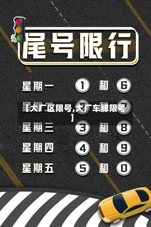 【大厂区限号,大厂车牌限号】