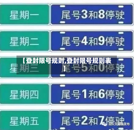 【登封限号规则,登封限号规则表】