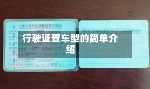 行驶证查车型的简单介绍-第2张图片