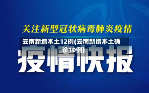 云南新增本土12例(云南新增本土确诊10例)
