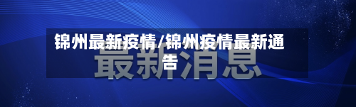 锦州最新疫情/锦州疫情最新通告-第2张图片
