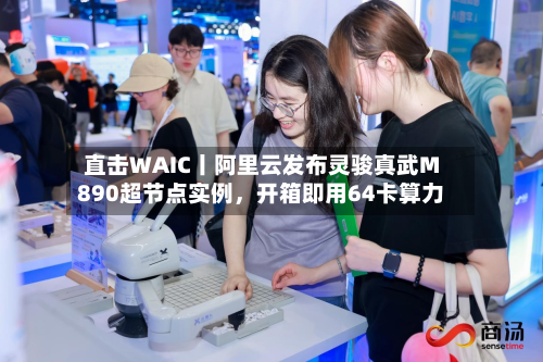 直击WAIC丨阿里云发布灵骏真武M890超节点实例，开箱即用64卡算力-第2张图片