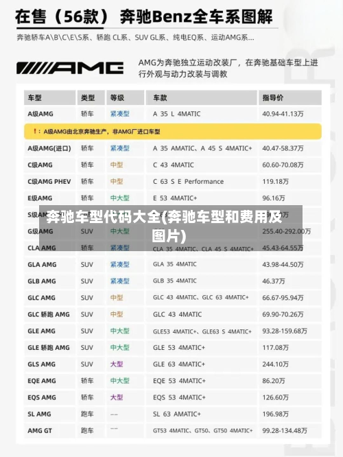 奔驰车型代码大全(奔驰车型和费用及图片)-第3张图片