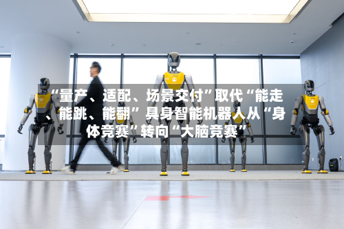 “量产、适配、场景交付”取代“能走	、能跳、能翻” 具身智能机器人从“身体竞赛	”转向“大脑竞赛”-第3张图片