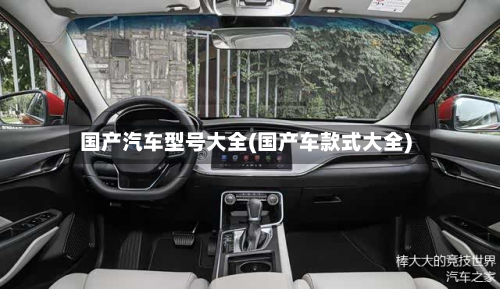 国产汽车型号大全(国产车款式大全)-第3张图片