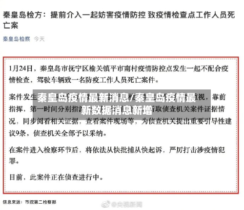 秦皇岛疫情最新消息/秦皇岛疫情最新数据消息新增