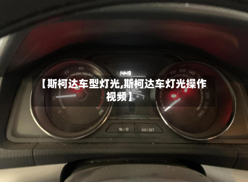 【斯柯达车型灯光,斯柯达车灯光操作视频】