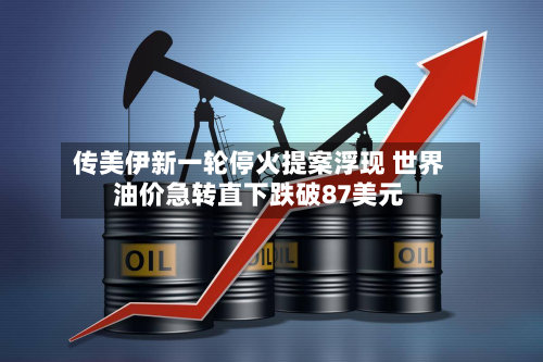 传美伊新一轮停火提案浮现 世界油价急转直下跌破87美元