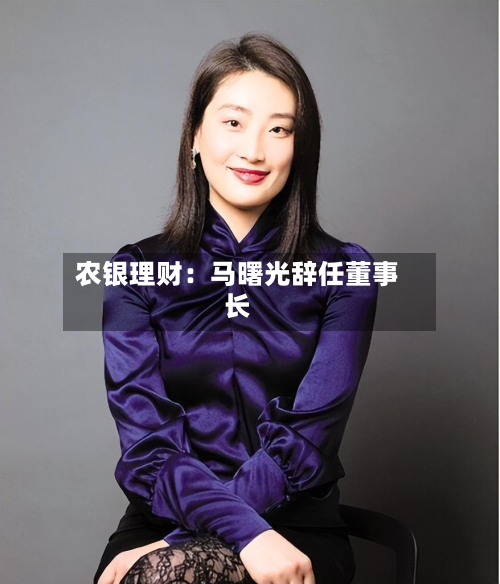 农银理财:马曙光辞任董事长-第2张图片