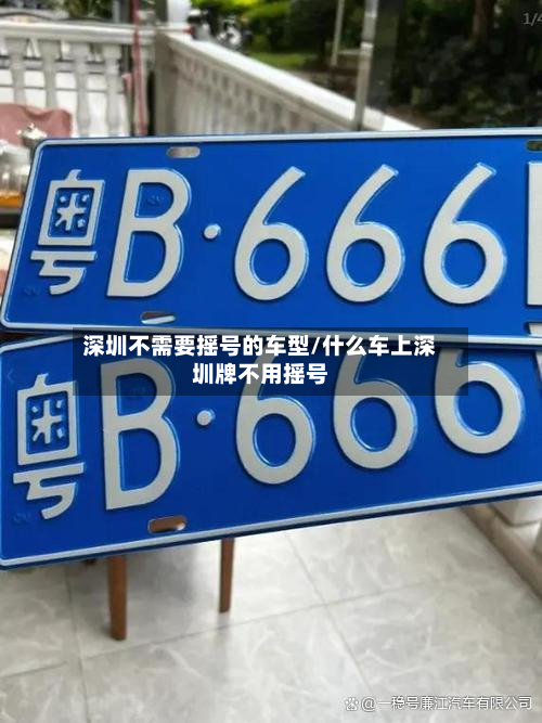 深圳不需要摇号的车型/什么车上深圳牌不用摇号