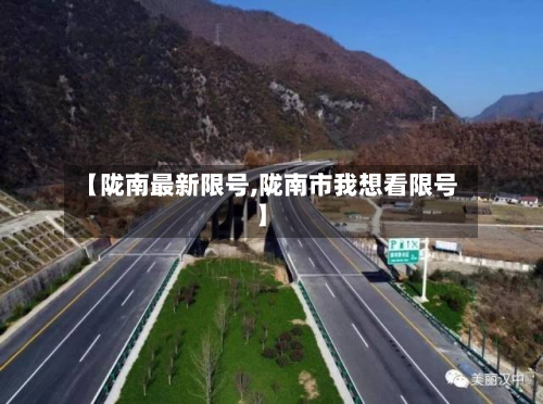 【陇南最新限号,陇南市我想看限号】-第2张图片