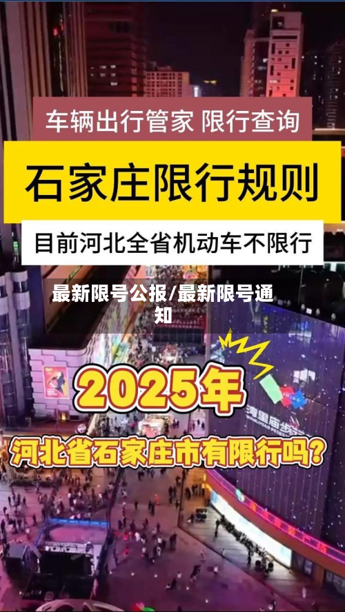 最新限号公报/最新限号通知