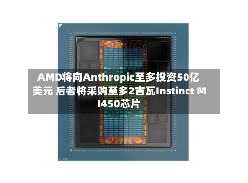AMD将向Anthropic至多投资50亿美元 后者将采购至多2吉瓦Instinct MI450芯片