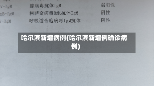 哈尔滨新增病例(哈尔滨新增例确诊病例)-第3张图片