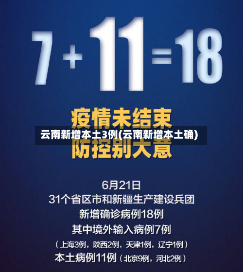云南新增本土3例(云南新增本土确)-第2张图片