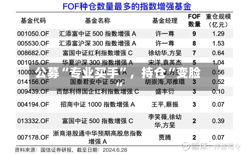 公募“专业买手”	，持仓“变脸	”-第3张图片