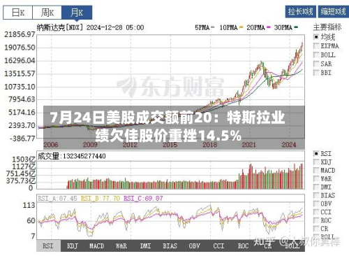 7月24日美股成交额前20:特斯拉业绩欠佳股价重挫14.5%-第2张图片