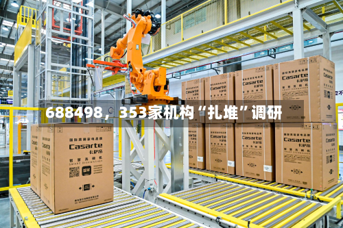 688498，353家机构“扎堆”调研