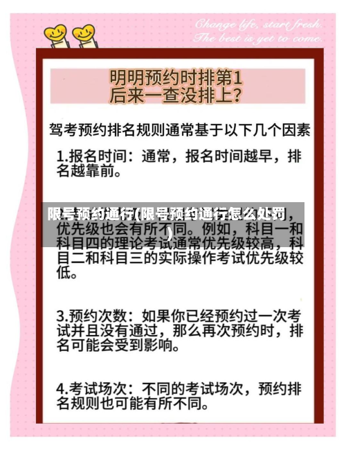 限号预约通行(限号预约通行怎么处罚)-第3张图片