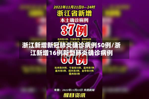 浙江新增新冠肺炎确诊病例50例/浙江新增16例新型肺炎确诊病例-第2张图片
