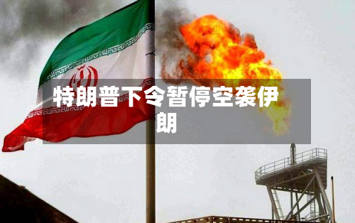 特朗普下令暂停空袭伊朗
