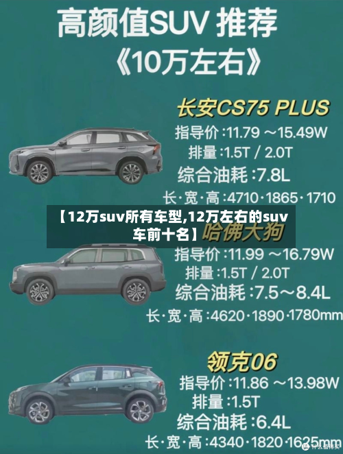 【12万suv所有车型,12万左右的suv车前十名】