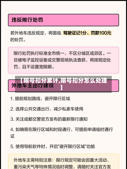 【限号扣分累计,限号扣分怎么处理】-第2张图片