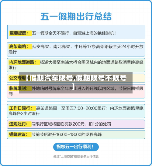 【假期汽车限号,假期限号不限号】