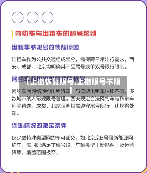 【上街恢复限号,上街限号不限】-第3张图片